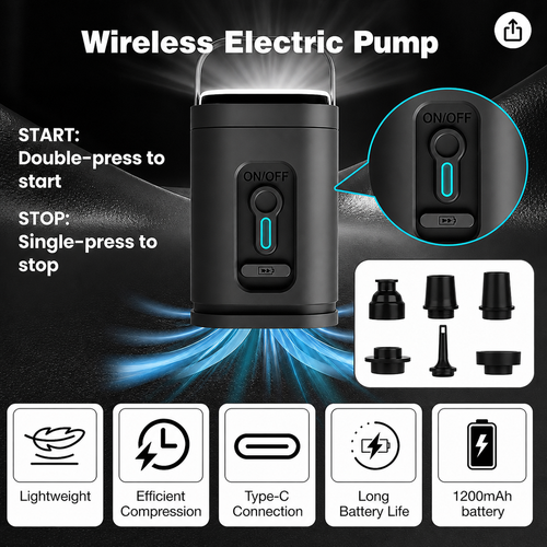 🎁 FREE Wireless Pump Included
